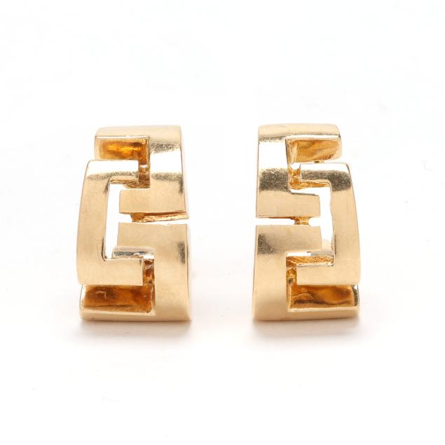 gold-greek-key-ear-clips