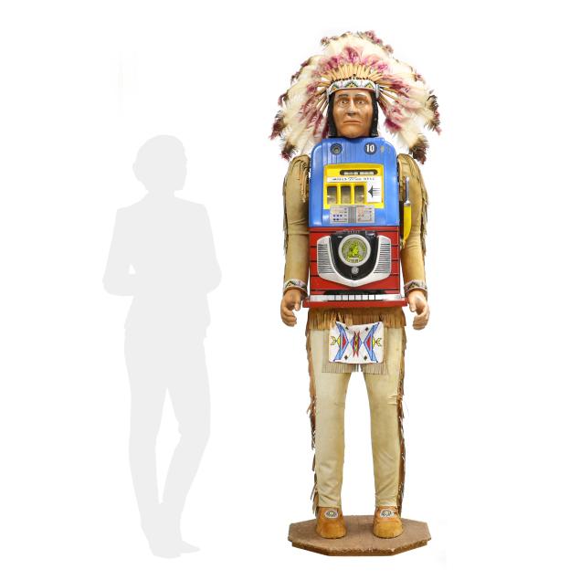 mills-novelty-co-10-token-bell-life-size-indian-chief-slot-machine