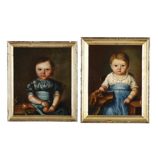 american-school-early-19th-century-pair-of-child-portraits