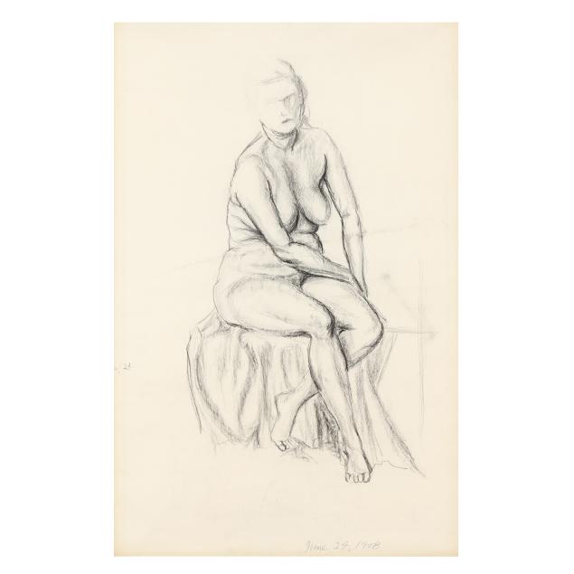 attributed-herman-kofi-bailey-american-1931-1981-seated-female-nude