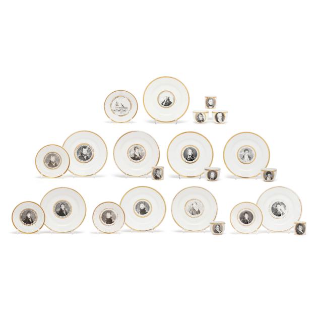 a-rare-porcelain-partial-dessert-service-heroes-from-the-war-of-1812