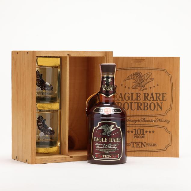 eagle-rare-bourbon-whiskey-101-proof-with-glasses-gift-set