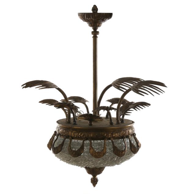 art-deco-style-murano-glass-and-brass-palm-chandelier