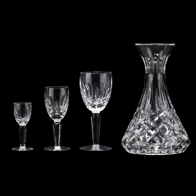 16-pieces-of-waterford-crystal-stemware-and-carafe