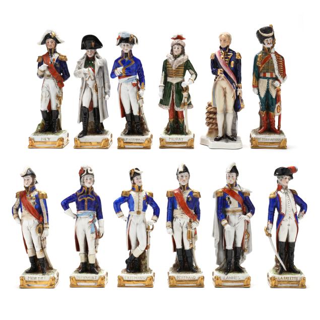 scheibe-alsbach-set-of-twelve-porcelain-officers-of-napoleon-s-army