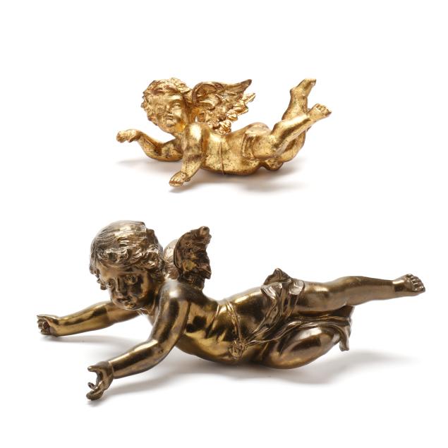 two-continental-gilt-wall-putti