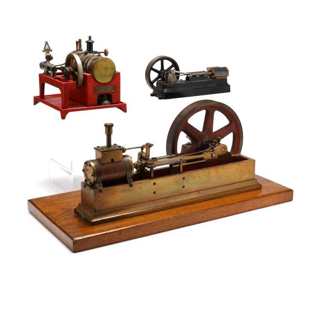 three-models-of-steam-engines-including-weeden-and-stuart