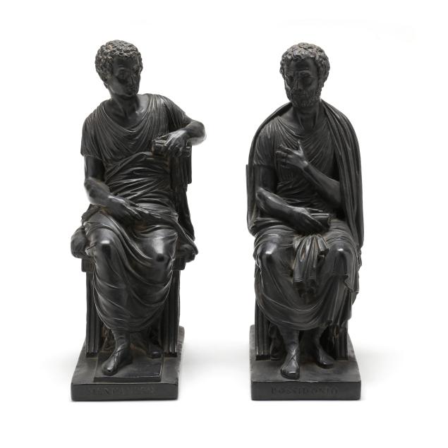 pair-of-classical-style-ceramic-philosopher-bookends
