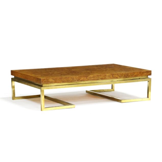 vintage-italian-burl-and-brass-cocktail-table