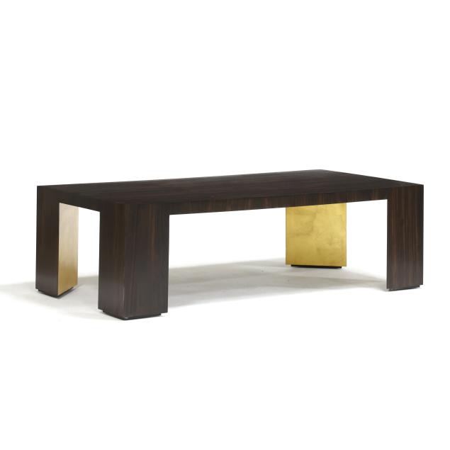 contemporary-ebony-and-gilt-cocktail-table