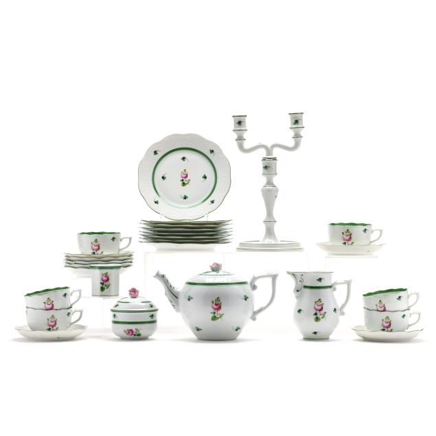 herend-i-vienna-rose-i-tea-service