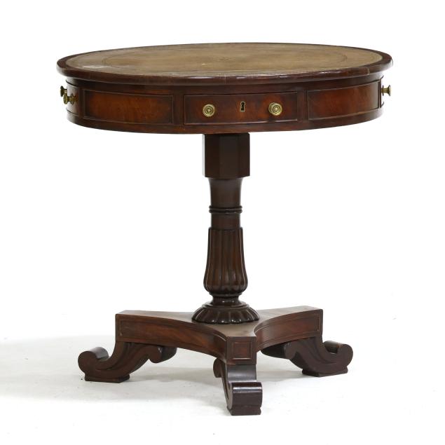 william-iv-mahogany-diminutive-leather-top-drum-table