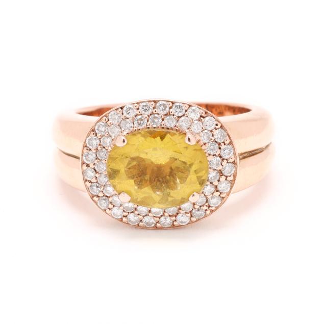 rose-gold-beryl-and-diamond-ring