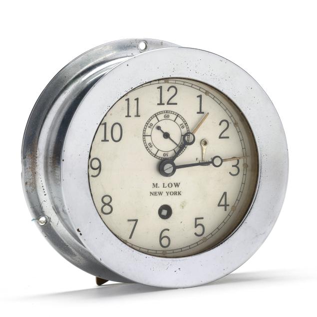 chelsea-ship-s-clock-retailed-by-m-low-new-york