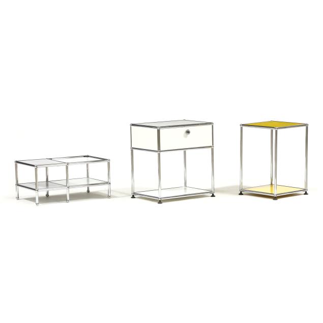 three-usm-haller-modular-stands-and-accessories
