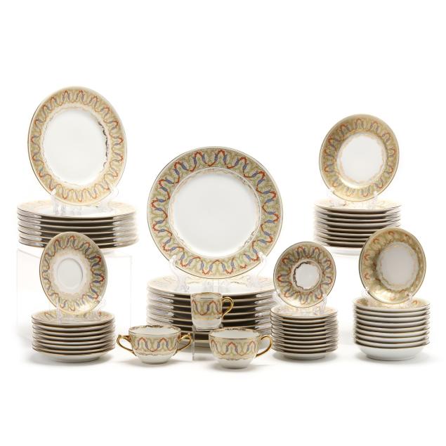art-nouveau-bernardaud-limoges-porcelain-part-dinner-service