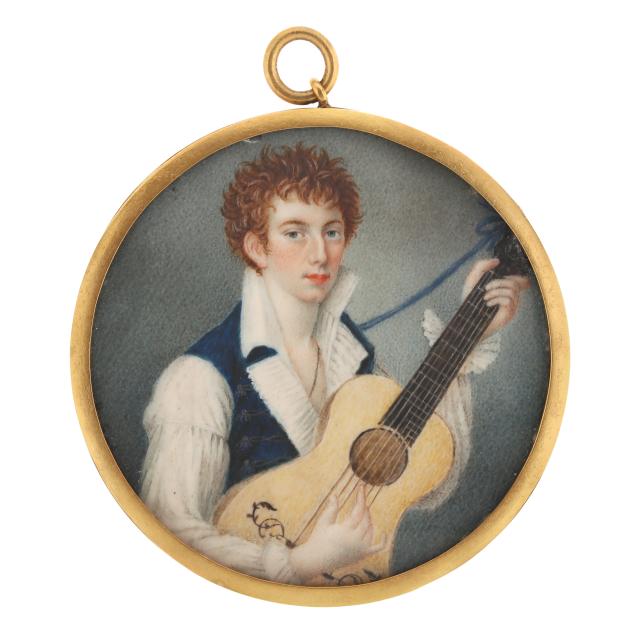 continental-school-19th-century-portrait-miniature-of-a-guitar-player
