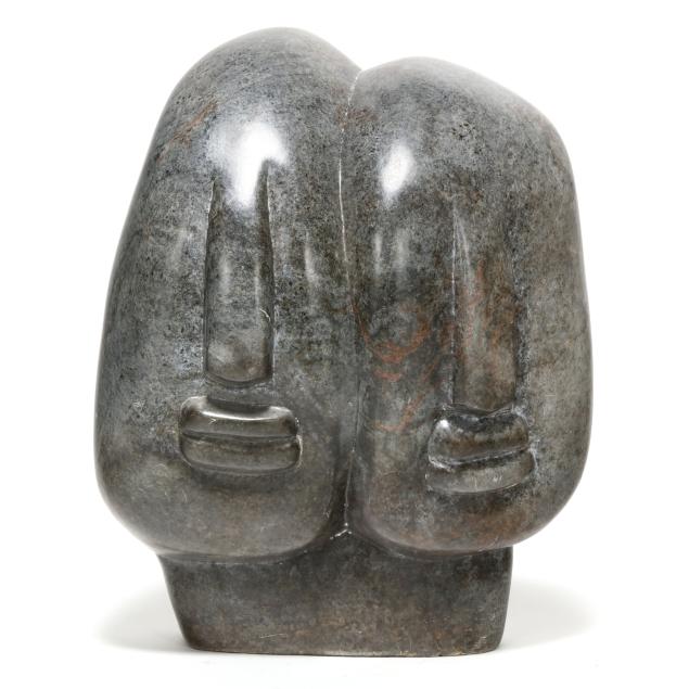 davison-chakawa-african-b-1950-shona-stone-sculpture-of-a-couple