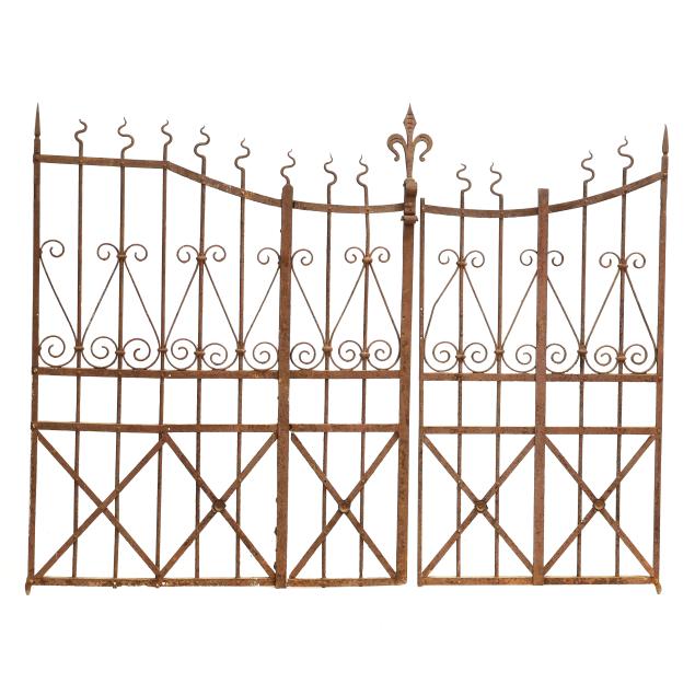 a-french-wrought-iron-garden-gate