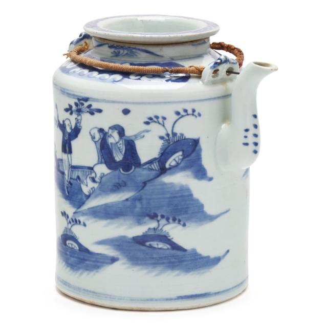 a-chinese-blue-and-white-large-teapot