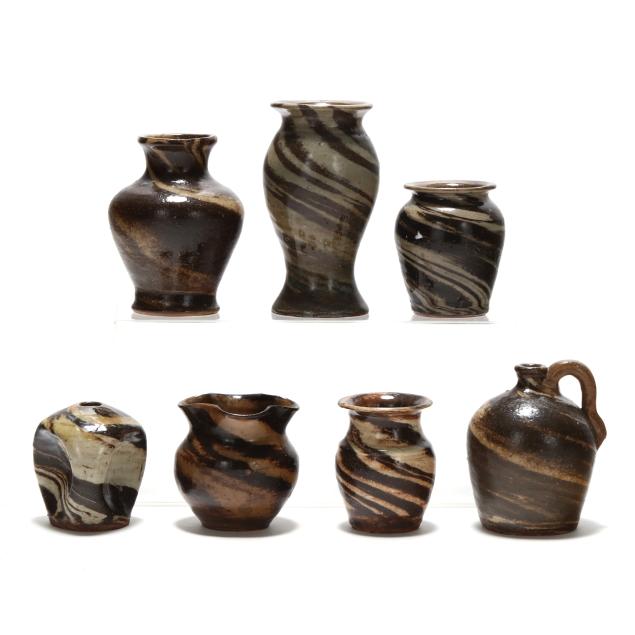 seven-north-carolina-pottery-items-attributed-to-propst-or-reinhardt