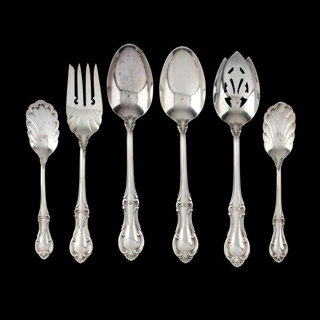 six-international-i-joan-of-arc-i-sterling-silver-flatware-servers