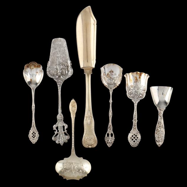 assortment-of-continental-silver-flatware-servers