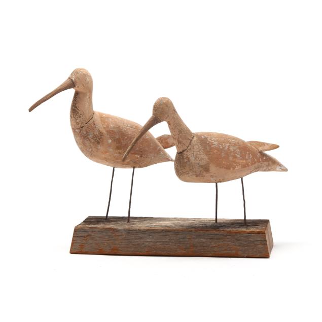 benjamin-o-neal-nc-1887-1953-important-published-pair-of-yellowlegs