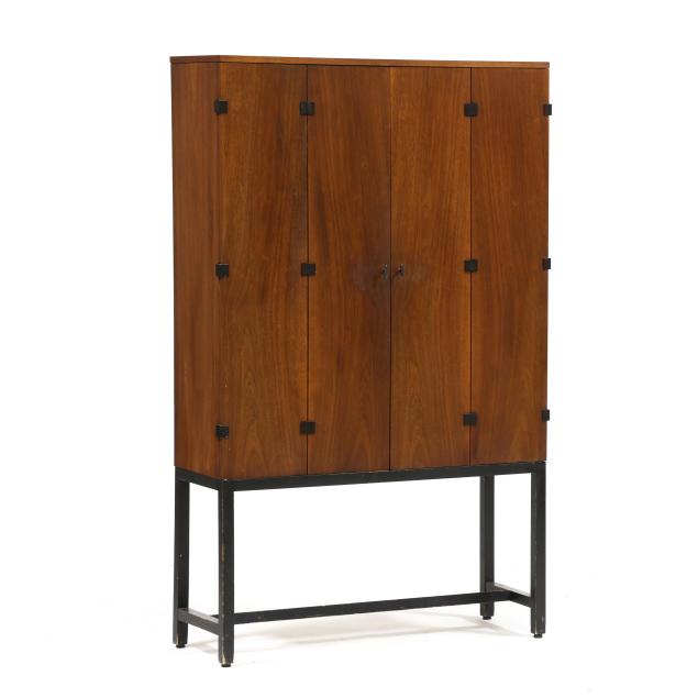attributed-milo-baughman-american-1923-2003-walnut-cabinet-on-stand