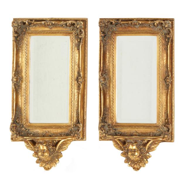 pair-of-italianate-giltwood-mirrored-wall-brackets-with-cherub-motifs