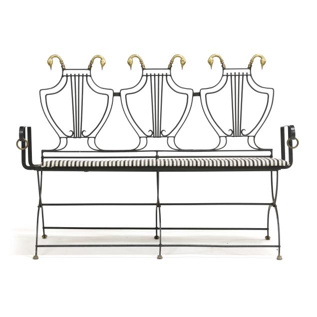 attributed-maison-jansen-triple-back-settee