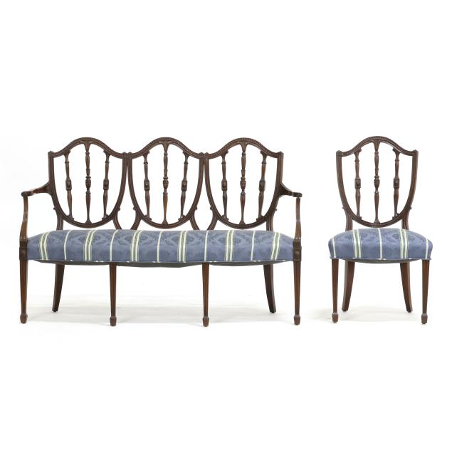 hepplewhite-style-carved-mahogany-settee-and-matching-chair