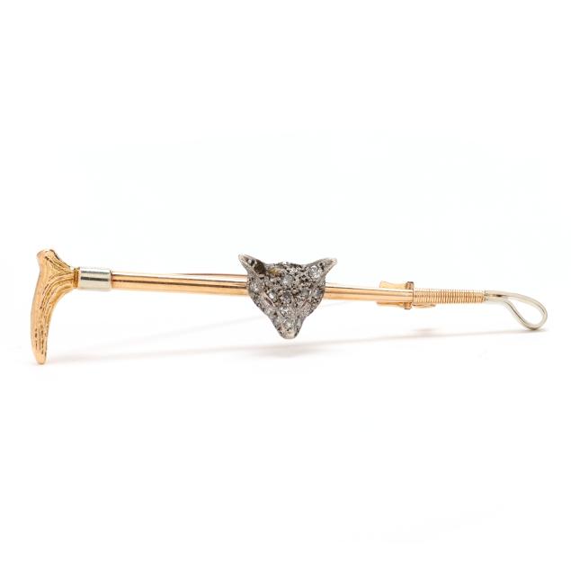edwardian-riding-crop-and-fox-motif-bar-brooch