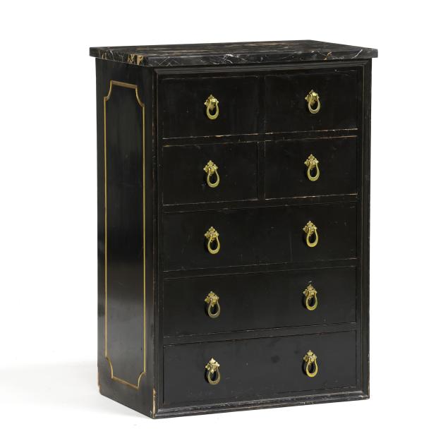 dorothy-draper-style-diminutive-marble-top-chest-of-drawers