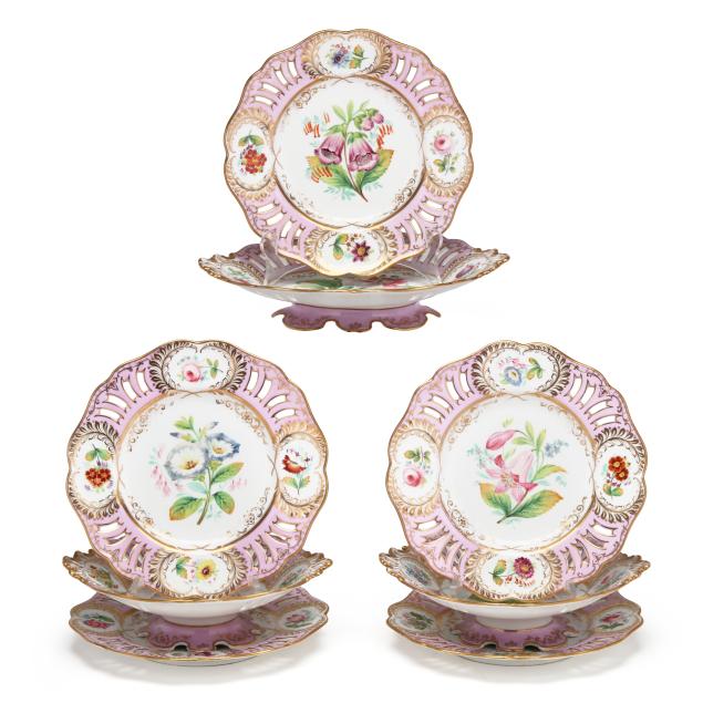 eight-piece-english-porcelain-dessert-service