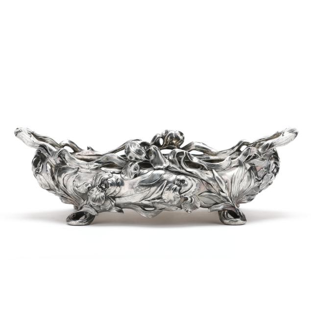 art-nouveau-silver-plated-centerpiece-bowl