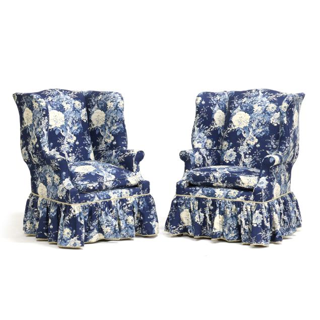 pair-of-chippendale-style-floral-upholstered-easy-chairs