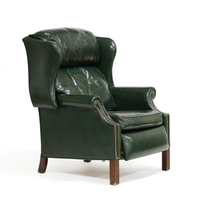 bradington-young-leather-upholstered-chippendale-style-recliner