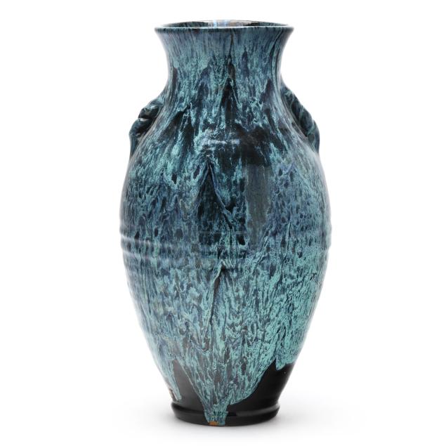 smithfield-pottery-johnston-county-nc-1927-1940-published-tall-flambe-glazed-vase