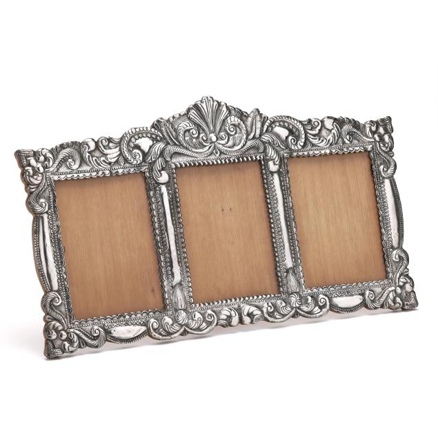 peruvian-silver-triptych-picture-frame