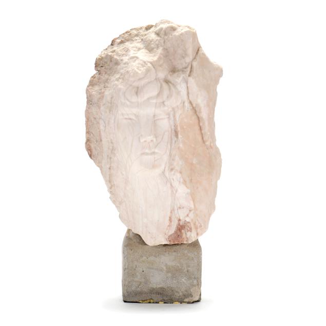 james-augustus-mclean-nc-1904-1989-carved-stone-sculpture-of-a-head
