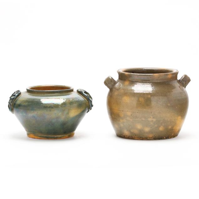 attributed-to-c-r-auman-pottery-seagrove-nc-two-pottery-vessels