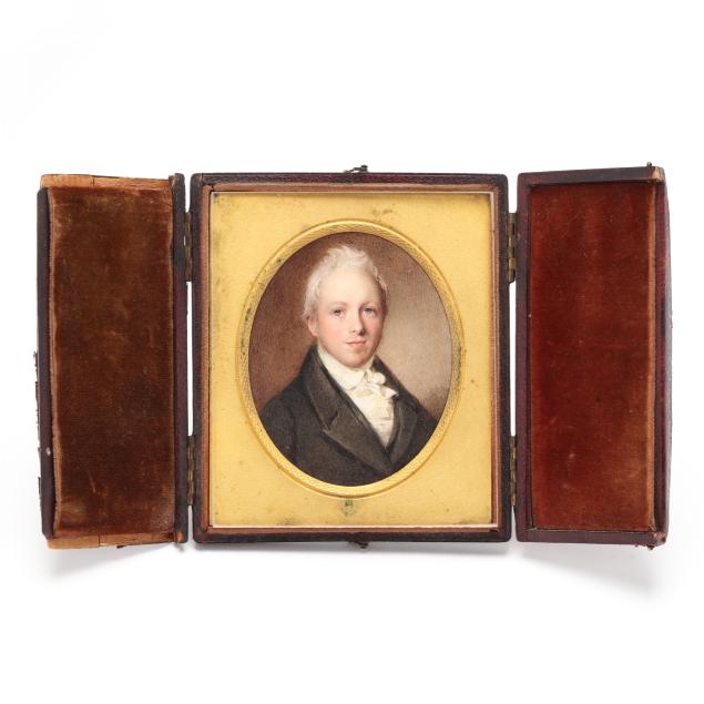 19th-century-miniature-portrait-of-a-gentleman-in-shagreen-case
