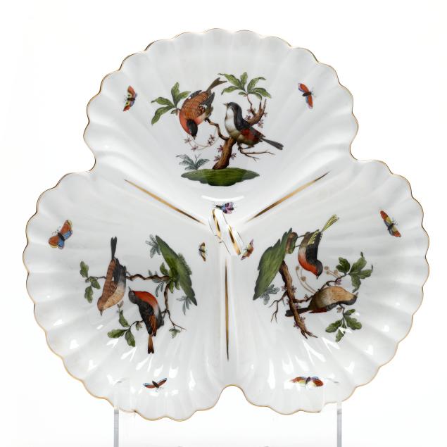 herend-i-rothschild-bird-i-shell-shaped-serving-dish