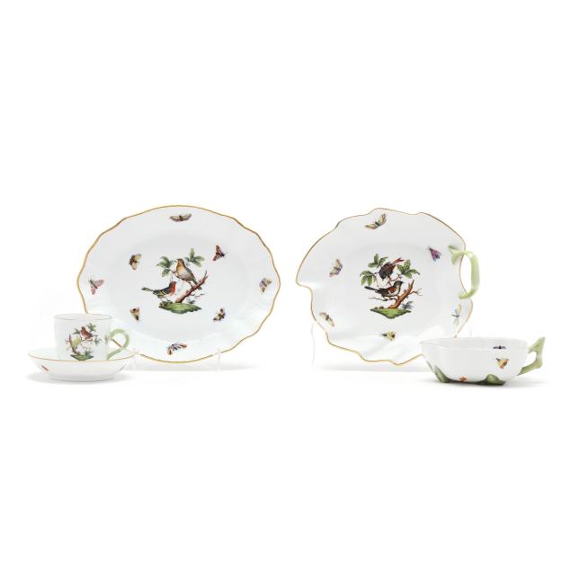 a-group-of-eleven-assorted-herend-i-rothschild-bird-i-dishes