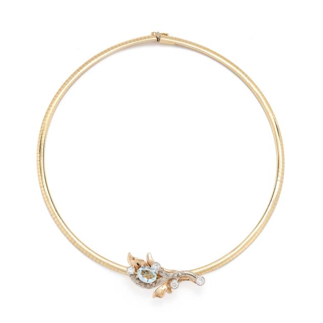 omega-necklace-with-bi-color-gold-aquamarine-and-diamond-slide