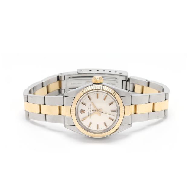 lady-s-stainless-steel-and-gold-i-oyster-perpetual-i-watch-rolex