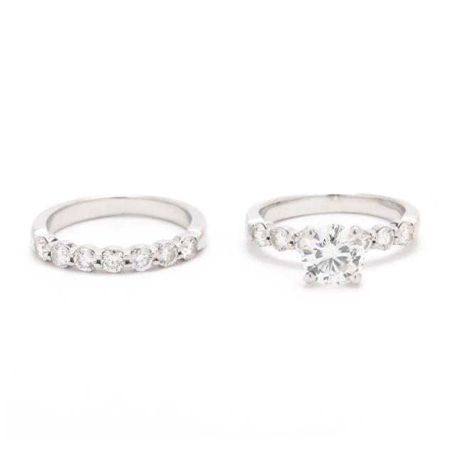 platinum-and-diamond-ring-and-band