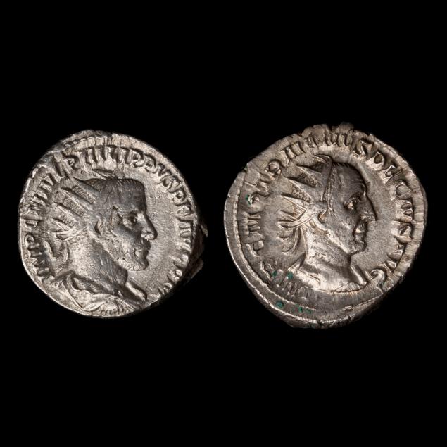 two-mid-3rd-century-silver-antoniniani