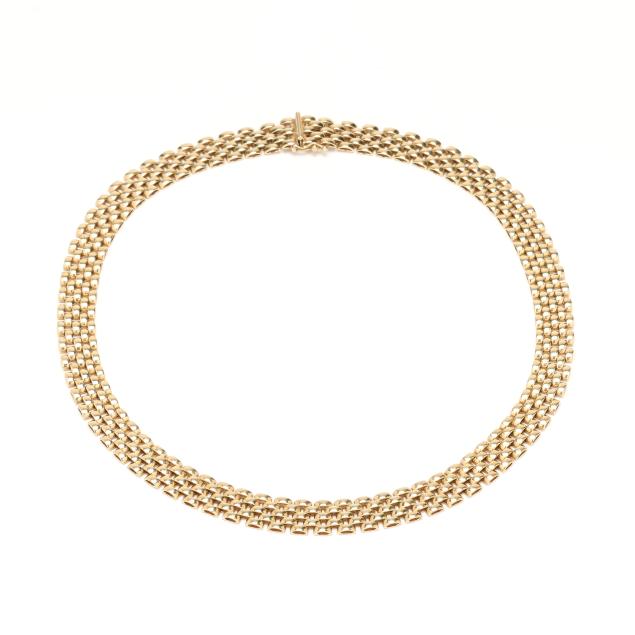 gold-panthere-style-link-necklace